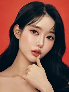 Kaeul Kim 4231 Image polaroid waist up photo