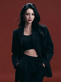 LIA JEON 4342 Image polaroid waist up photo